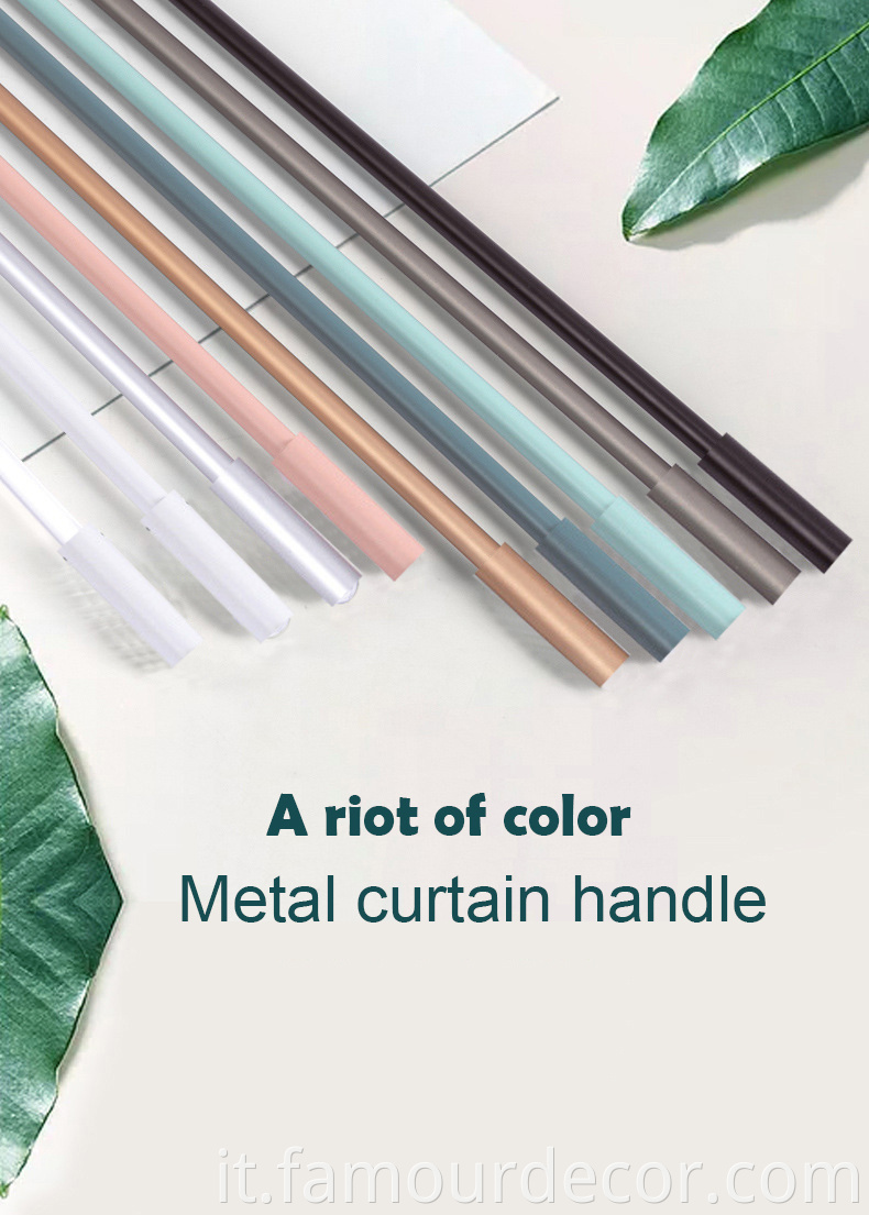 Curtain acrylic draw Curtain Rods